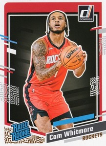 2023-24 Panini Donruss Basketball Cam Whitmore Rated Rookie No. 211 Houston