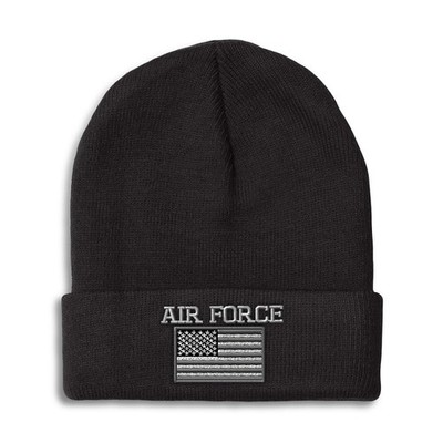 Speedy Pros Beanies for Men Us Air Force American One Size, Black Design Only