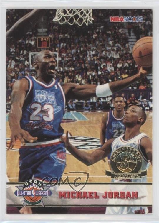 1993-94 NBA Hoops 5th Anniversary Michael Jordan #257 HOF 0ym3