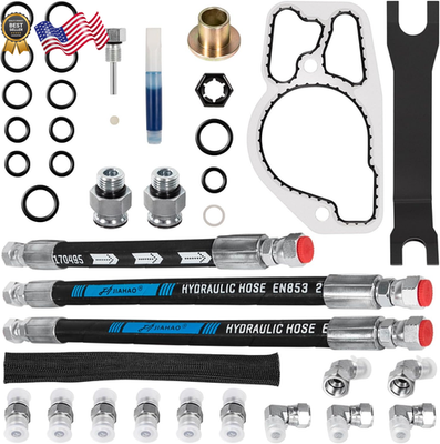 #ad High Pressure Oil Pump HPOP Master Service Kit amp; Hoses Lines amp; Crossover Kit $105.27