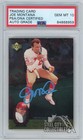 Joe Montana 1995 Upper Deck Trilogy Autograph Card #MT15 PSA/DNA 10 (Light Blue)