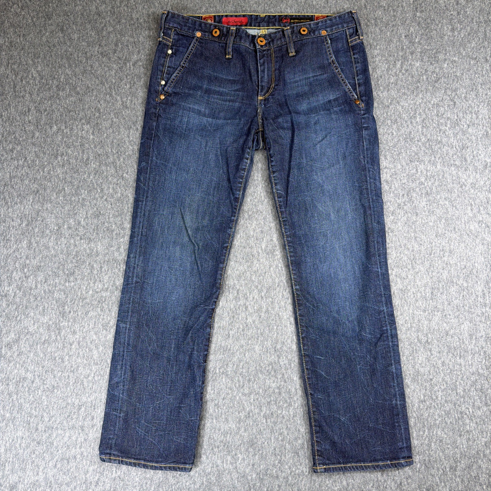 Adriano Goldschmied Jeans Womens Sz 28 R The Cherish Blue Denim Ag 28x25