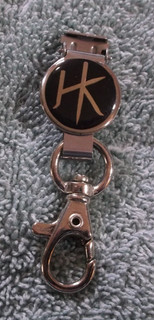 HK Hip Klips Black Silver Tone Clip #1