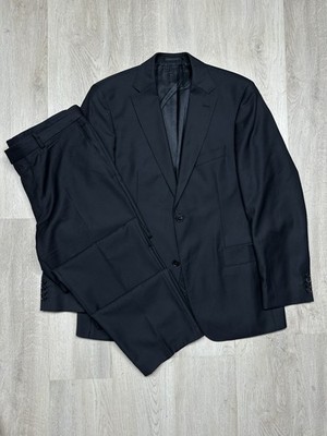 Lanificio Tesse Biella For HUGO BOSS Wool Suit Blazer + Pants Size 52 (L)