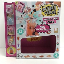 Miniverse Make It Mini Cafe Series 4 Display Box  Brand New w/Pieces Attached