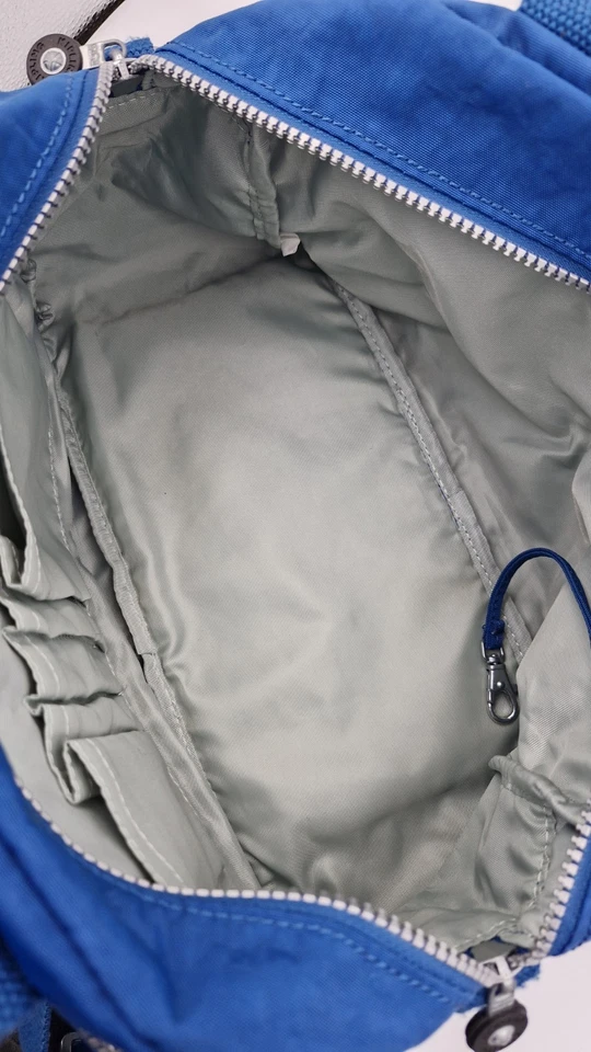 Kipling Defea Blau Handtasche Schultergurt Shopper Tasche Courtney Monkey - Bild 4 von 4