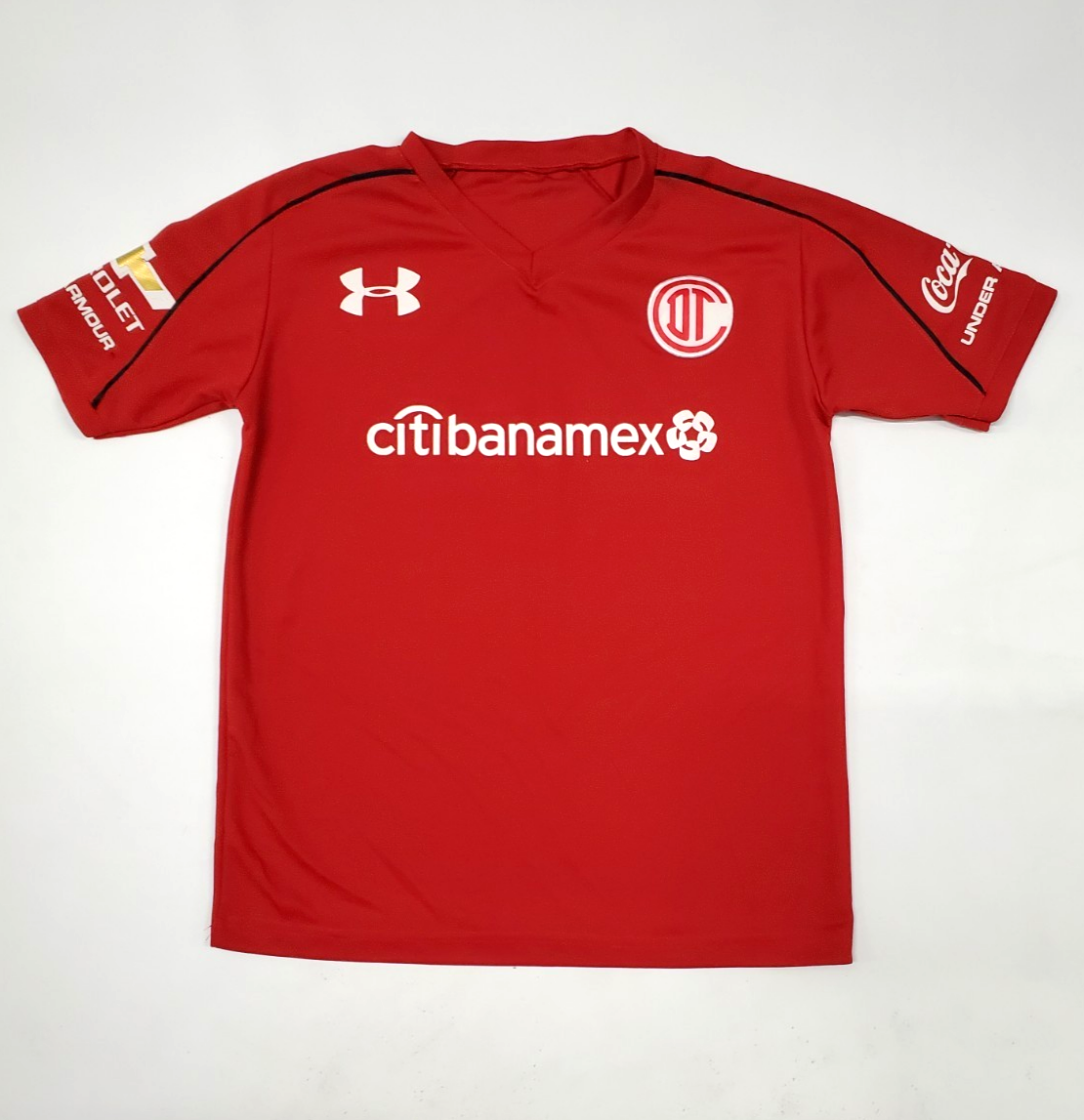 Rare Deportivo Toluca FC Sambueza Soccer Jersey Corona Banamex