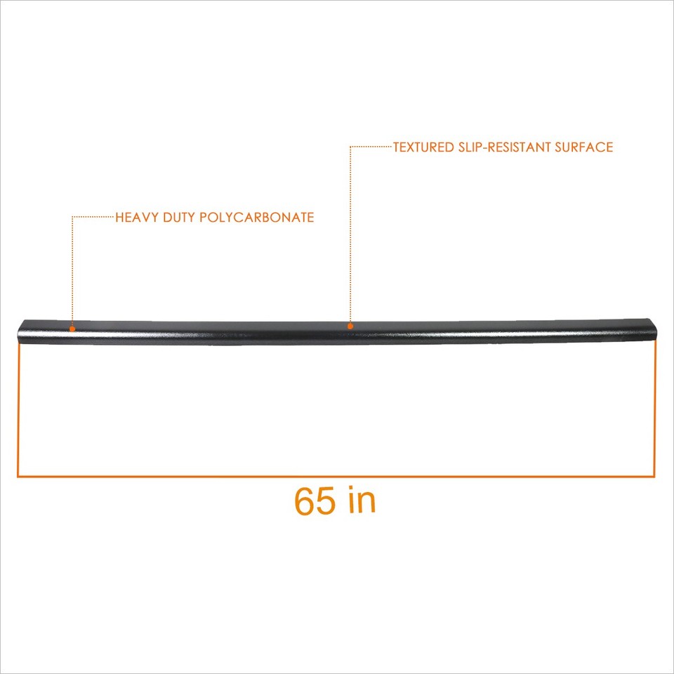 ICI (Innovative Creations) SPBR46TB Truck Bed Rail Cap; w/Holes
