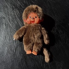 Vintage Monchhichi Thumb Sucking Plush Doll 6" As Is
