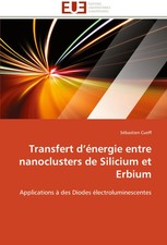 Sébastien Cueff | Transfert d'énergie entre nanoclusters de Silicium et Erbium