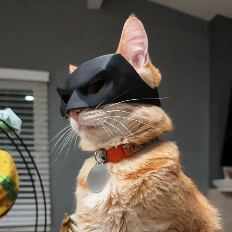 BatCat Maske™ - El Original - Bat Cat Gatos Máscara Batman Cat Mask