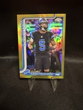 2025 Topps Chrome David Montgomery True Gold /50