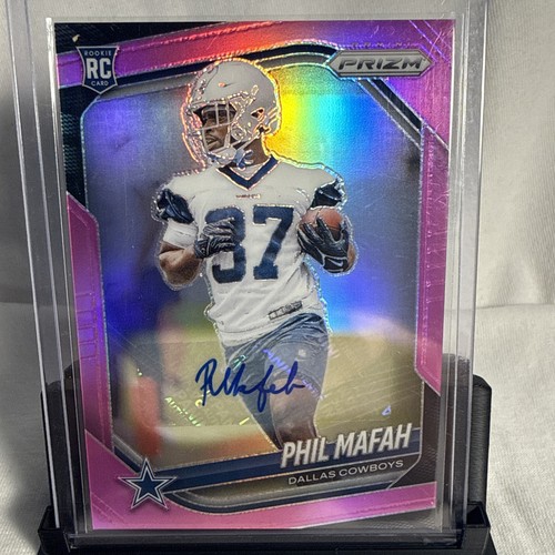 2025 Panini Prizm - Rookies Phil Mafah #378 Pink Prizm Autographs (AU, RC)
