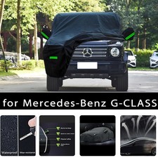 For Mercedes Outdoor Protection Full Car Covers Snow Cover Sunshade Waterproof