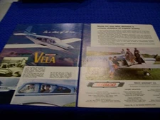 1968 WACO VELA "THE MAGNIFICENT.."..2-PAGE ORIGINAL SALES AD (71PP)