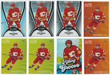 Zayne Parekh 8 Card Rookie Lot 2025-26 UD Allure Black Rainbow Color Flow