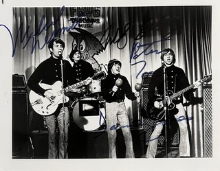 THE MONKEES Signed 8x10 Photo by ALL 4…Three Deceased…TV & MUSIC Legends..COA