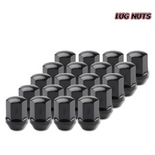 2012-2022 Dodge Ram 1500 Oem Black Lug Nuts 14x1.5 Set Of 20 Pieces Mopar