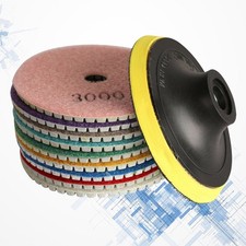 10 Pcs Granite Polishing Pad Floor Polisher Concrete Sanding Disc 3.04 per disc