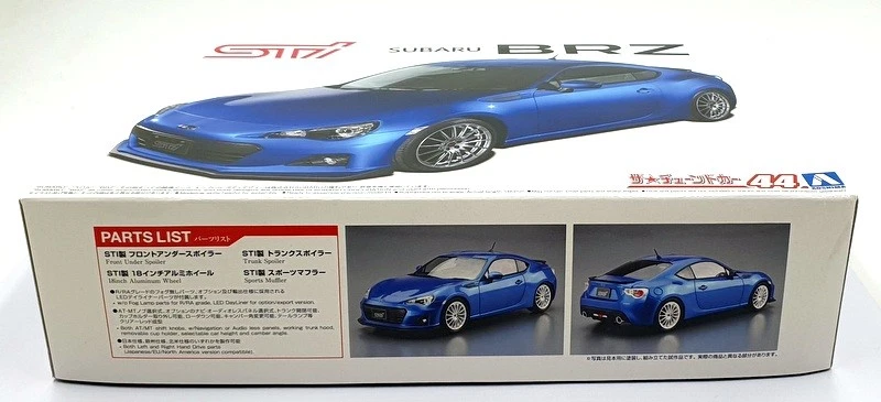 Kit sin construir Aoshima LW escala 1/24 059463 - STI ZC6 Subaru BRZ ’12 #44 Foto 2 de 4