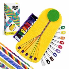 Choose Friendship, My Friendship Bracelet Maker , 20 Pre-cut Threads - Makes