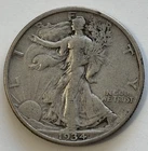1934 D United States Walking Liberty Half Dollar .900 Silver 50 Cents Coin