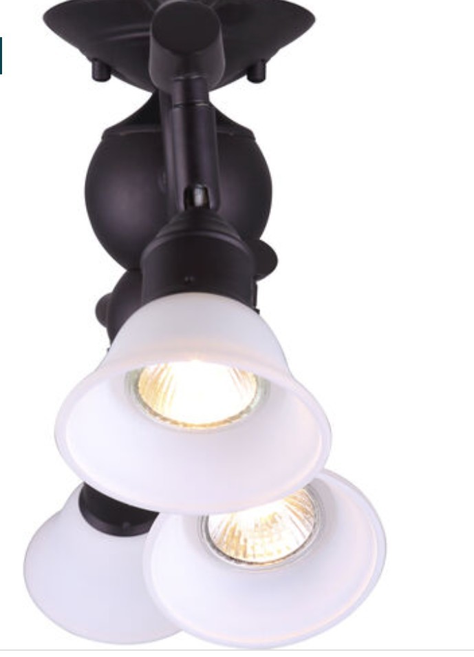Canarm IT217A040RB10 Bronze Addison 4-Light 27"W Ceiling Or Wall Mount