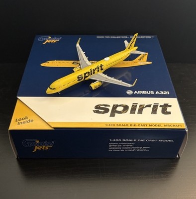 GeminiJets 1:400 Spirit Airlines Airbus A321 N672NK GJNKS1526