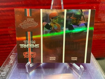 2005 Absolute Team Tandems Spectrum #TT32 Aaron Boone / Dmitri Young /150