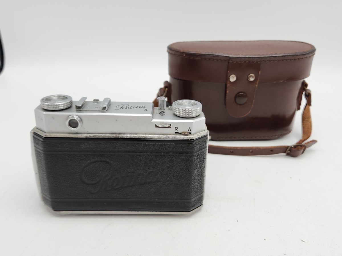 Vintage Kodak Retina II Folding Camera 011 w Schneider Retina