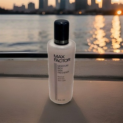Max Factor Moisture Rich Skin Freshener 6 oz Normal Dry Skin Care Discontinued