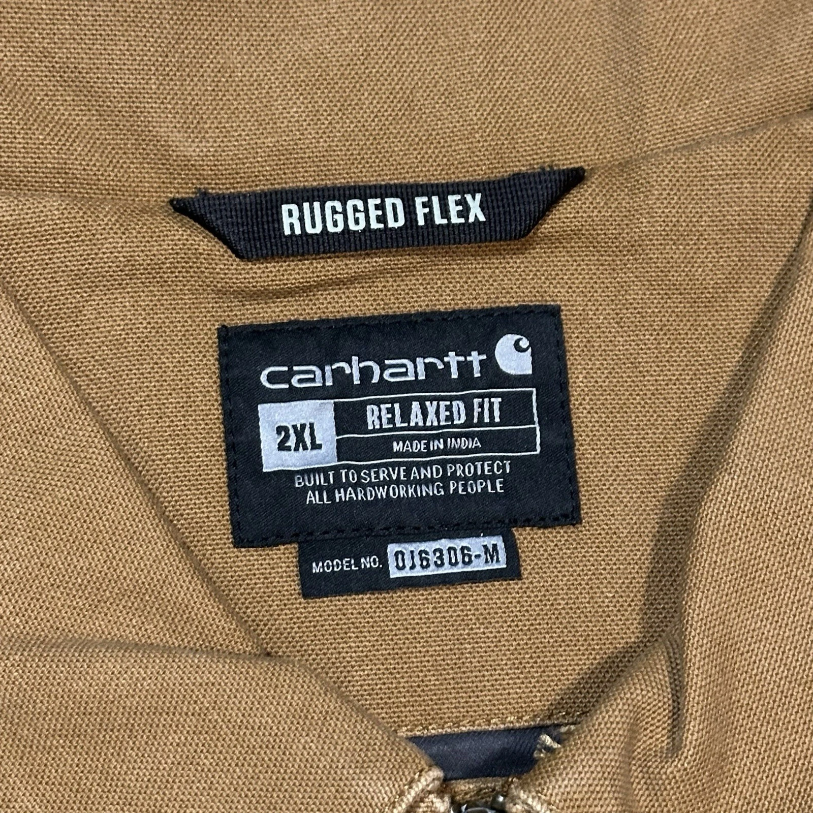 Carhartt Duck Detroit Rugged Flex 0J6306-M Workwear Jacket Men’s XXL Relaxed Fit image 3
