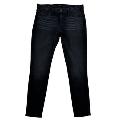 Hudson Krista Low Rise Skinny Ankle Jeans Faded Black Size 28 Womens Denim Y2K