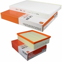 Mahle / Knecht Set Filterpaket Innenraumfilter LA 93 Luftfilter LX 819