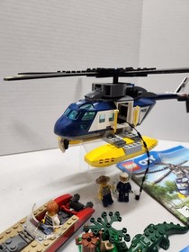 Lego 2015 City Police Helicopter Pursuit 60067 Complete With Manuals