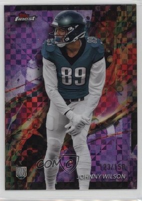 2024 Finest Common Purple Checkerboard Refractor Johnny Wilson Rookie RC 6o3