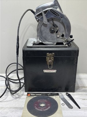 Sears Craftsman 7'' Electric Circular Saw 315.27782 w/ Metal Case Vintage USA
