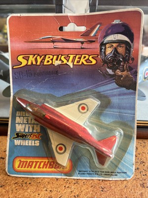 MATCHBOX SKYBUSTERS SB15 RAF McDONNELL DOUGLAS F4E PHANTOM JET FIGHTER 1975