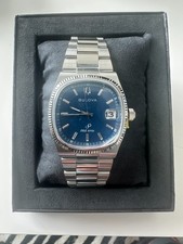 New Bulova 96B440 Super Seville Blue Dial Precisionist Stainless Steel Watch