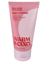 VICTORIA  S SECRET PINK WARM  COZY FRAGRANCE BODY LOTION CREAM 2.5 oz New