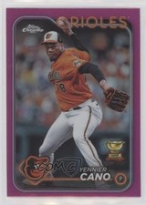 2024 Topps Chrome Pink Refractor Yennier Cano #130 1g9p