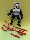 Vintage TMNT 1991 CHROME DOME Chrome Paint Ninja Turtles