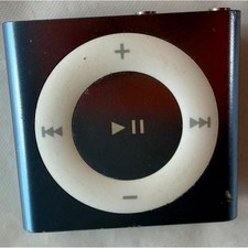 Apple iPod Shuffle 4th Gen Blue 2GB MP3 Player Model A1373 EMC 2403 Engraved