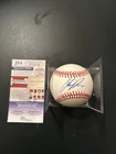 Chase Burns Autographed Signed Baseball ROMLB Cincinnati Reds MLB JSA Cert