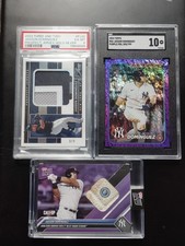 2023 Topps Now Jasson Dominguez Purple Base Patch #1/25 Series 1 #/799 Sgc Foil