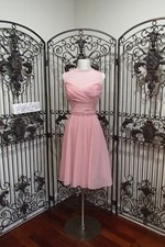 2905 ALFRED SUNG D676 PINK SZ 10 $202 COCKTAIL PARTY FORMAL DRESS GOWN