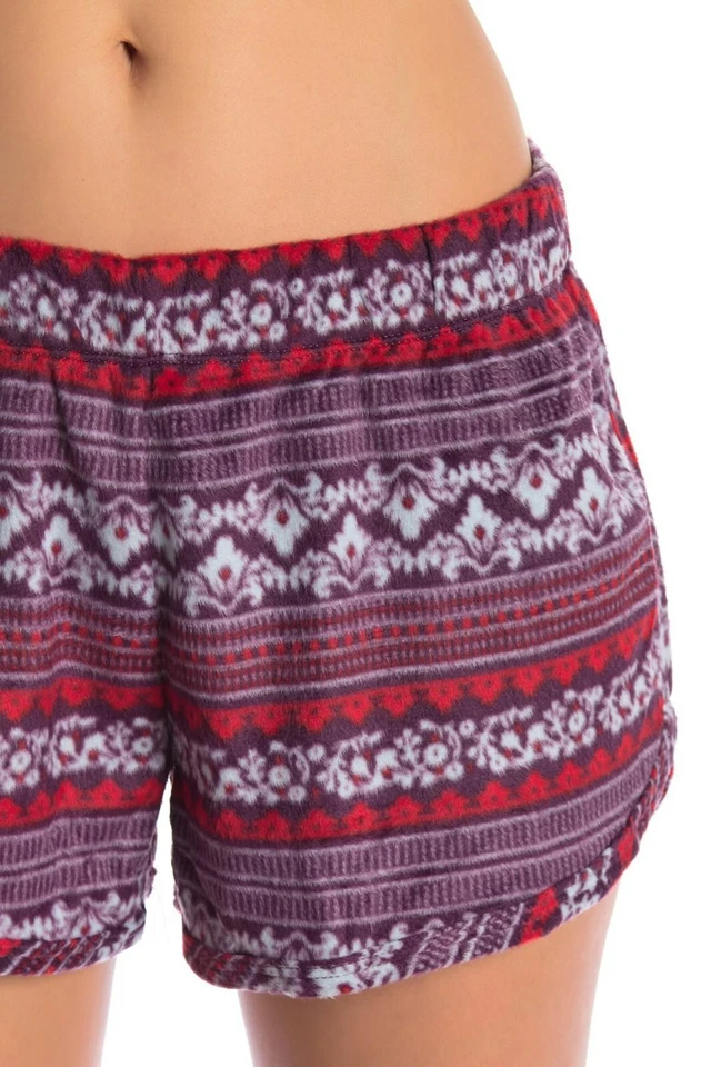 Conjunto de pijama Maidenform para mujer camiseta de punto acanalado y pantalones cortos de lana Foto 3 de 4