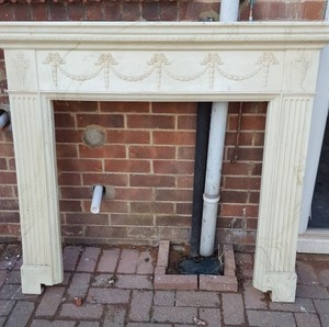 Must Buy Stone Marble Effect Standing Mantel Shelf For Fireplace