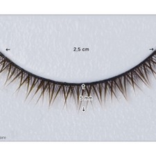Dollmore OOAK Custom suppliers 5 mm long Doll eyelashes - 2019VK-5 Brown