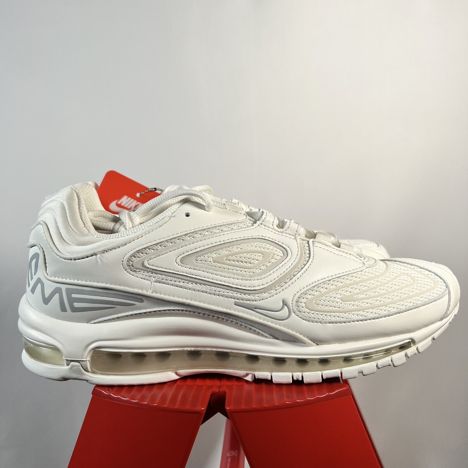 Nike Supreme X Air Max 98 TL SP White Mens Running Casual Shoes Sz 13  DR1033-100